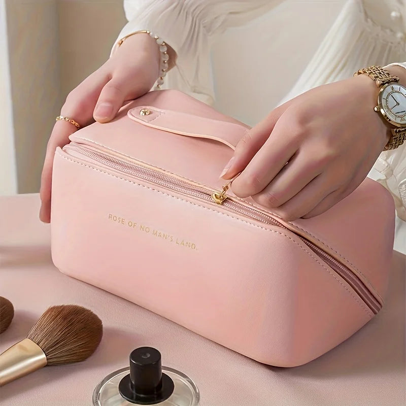 Luxury Makeup Organizer and Toiletry Kit Bag