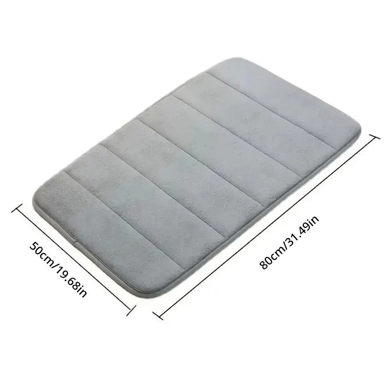 Luxury Memory Foam Bathroom Mat - 50x80cm