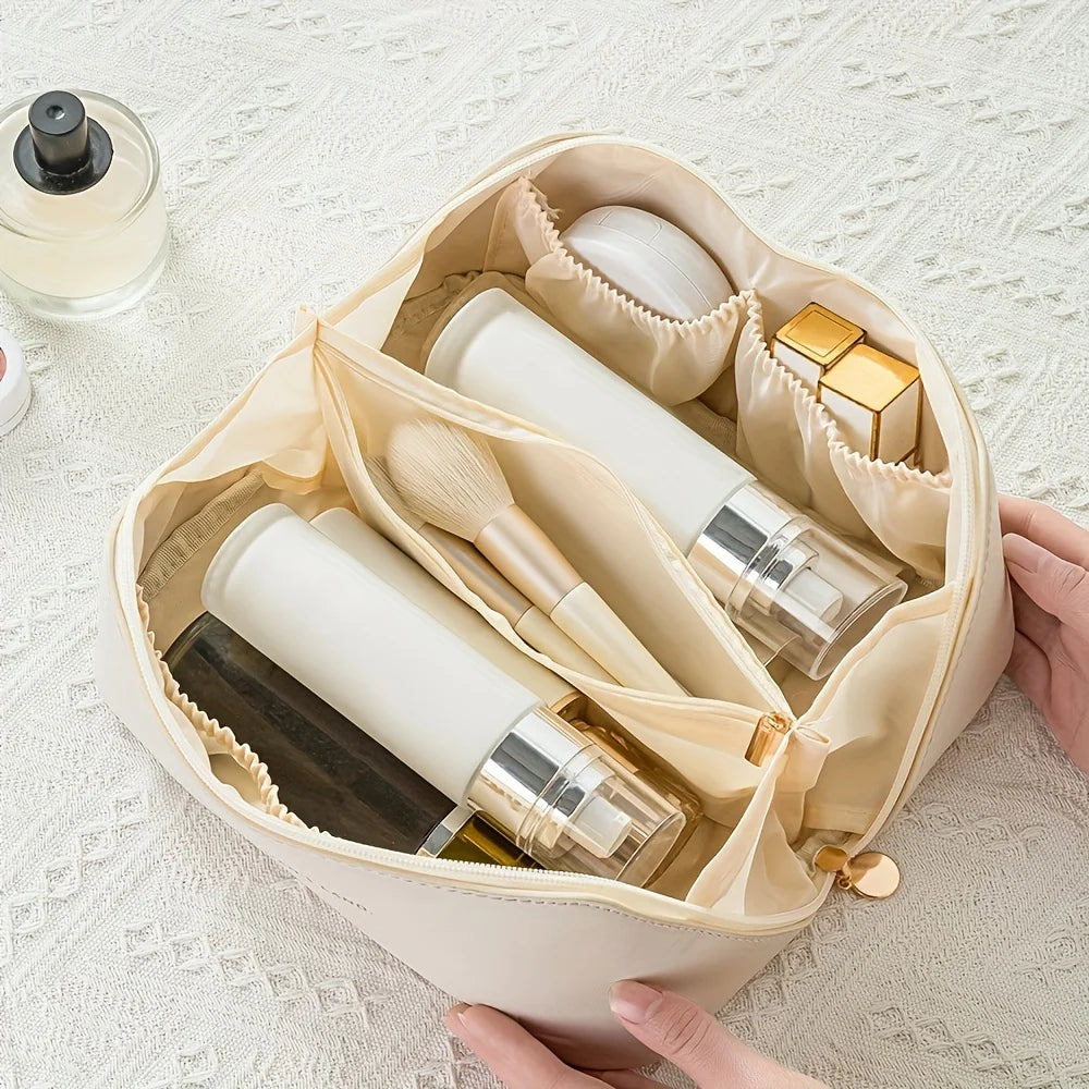 Luxury Makeup Organizer and Toiletry Kit Bag