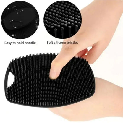 Soft Silicone Exfoliating Body Cleansing Brush for Gentle Shower Massage