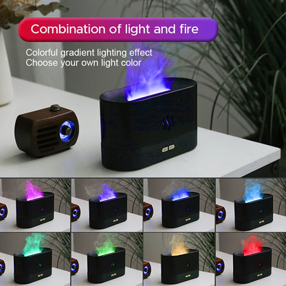 Portable USB LED Room Humidifier with Color-Changing Aroma Diffuser