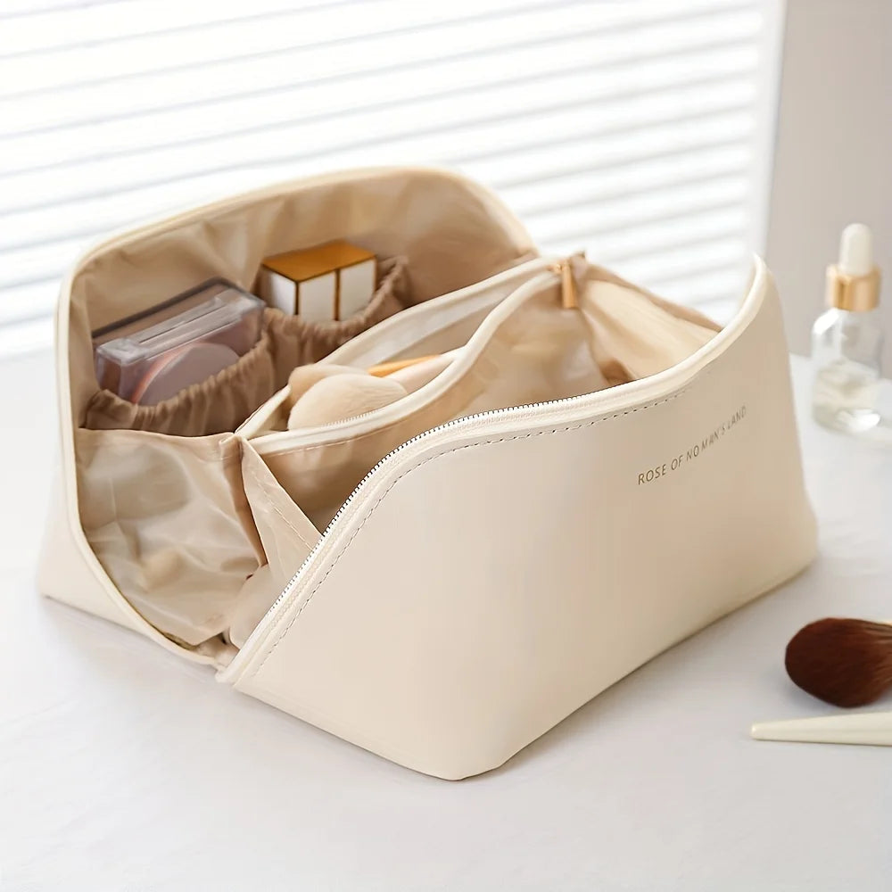 Luxury Makeup Organizer and Toiletry Kit Bag