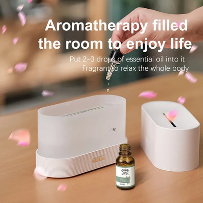 Portable USB LED Room Humidifier with Color-Changing Aroma Diffuser