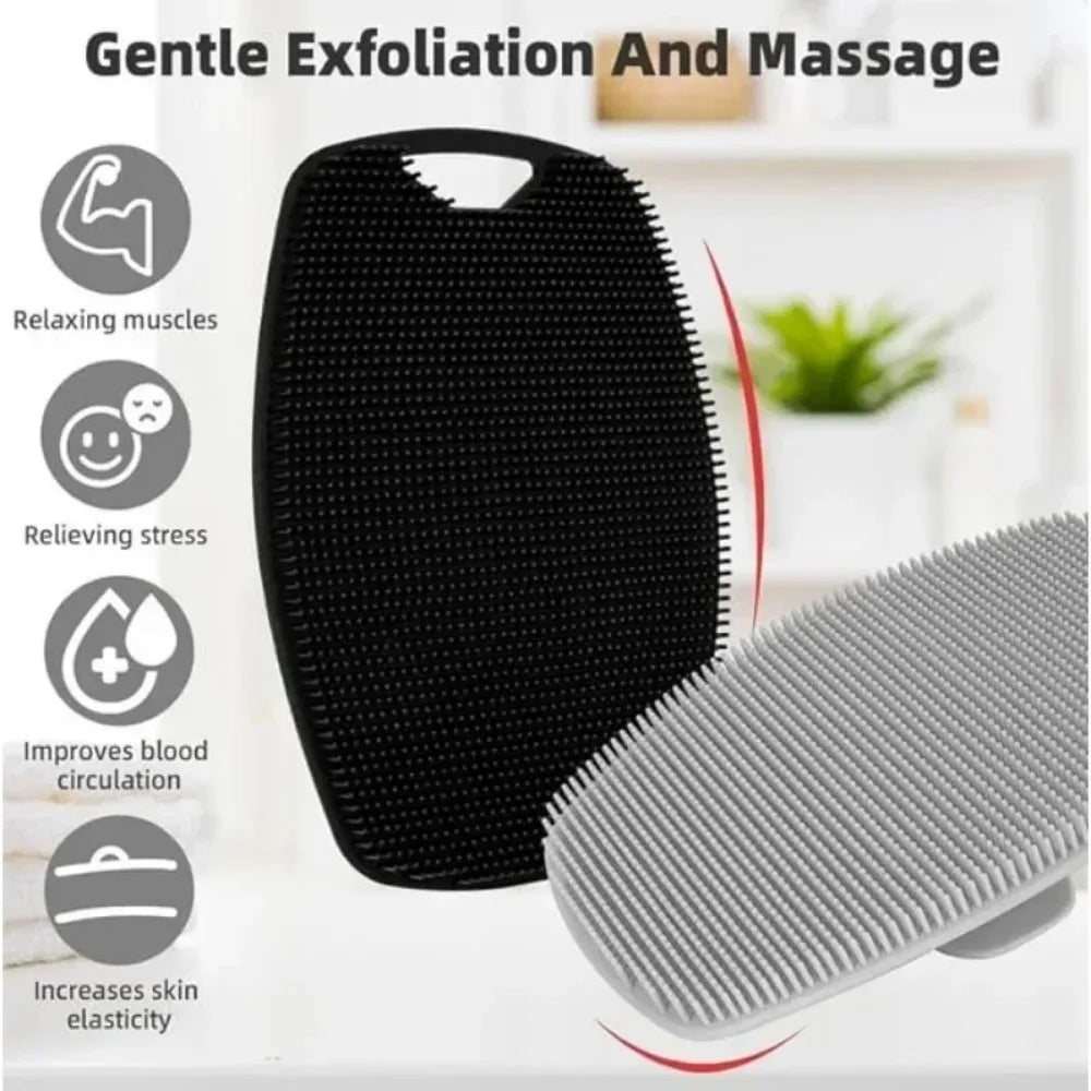 Soft Silicone Exfoliating Body Cleansing Brush for Gentle Shower Massage