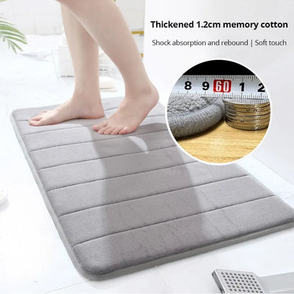 Luxury Memory Foam Bathroom Mat - 50x80cm