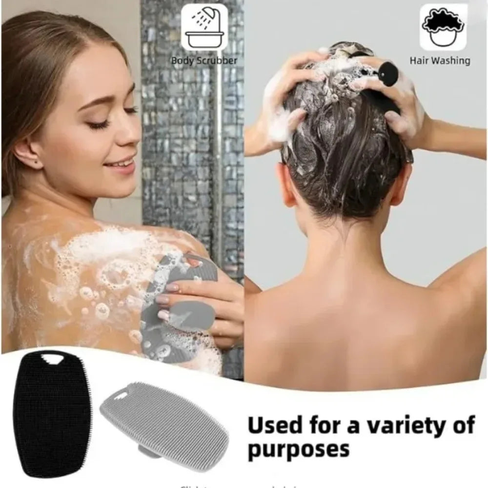 Soft Silicone Exfoliating Body Cleansing Brush for Gentle Shower Massage