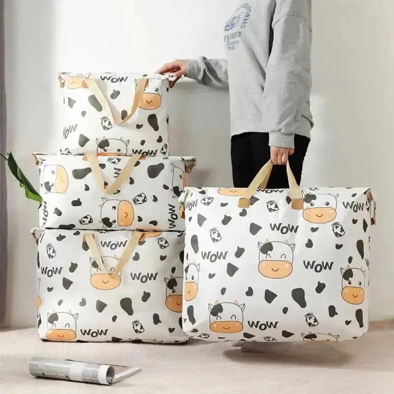 Fashionable Zippered Quilt Storage Bag - High Capacity